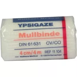 YPSIGAZE Ligadura de gaze 4 cmx4 m, 1 pc