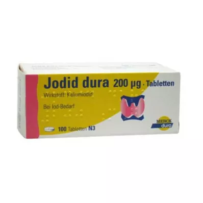 JODID Dura 200 µg comprimidos, 100 unid JODID Dura 200 µg comprimidos, 100 unid
