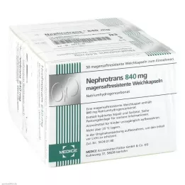 NEPHROTRANS 840 mg cápsulas com revestimento entérico, 100 unid