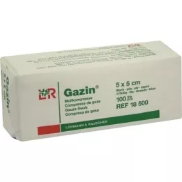 GAZIN Gaze comp. 5x5 cm não estéril 8x Op, 100 pcs