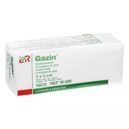 GAZIN Gaze comp. 5x5 cm não estéril 8x Op, 100 pcs