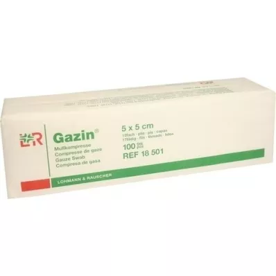 GAZIN Gaze comp. 5x5 cm não esterilizada 12x op, 100 unid