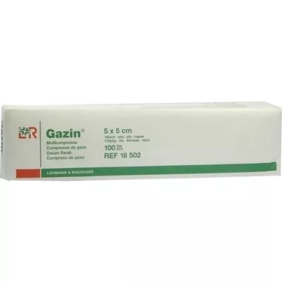 GAZIN Gaze comp. 5x5 cm não estéril 16x op, 100 unid