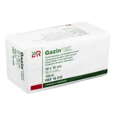 GAZIN Gaze comp. 10x10 cm não estéril 16x RK, 100 unid