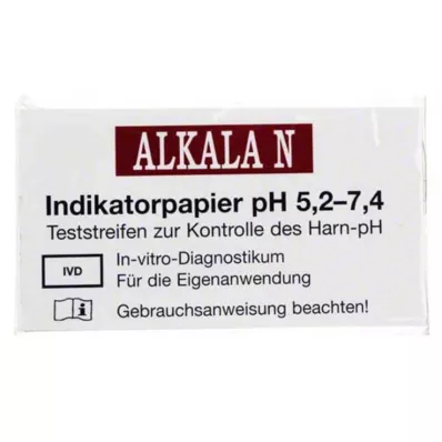 ALKALA N Papel indicador de pH, 1 unidade ALKALA N Papel indicador de pH, 1 unidade