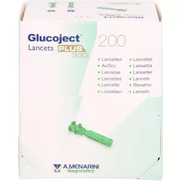 GLUCOJECT Lancetas PLUS 33 G, 200 pcs