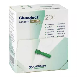 GLUCOJECT Lancetas PLUS 33 G, 200 pcs