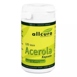 ACEROLA KAPSELN vitamina C natural, 120 unid
