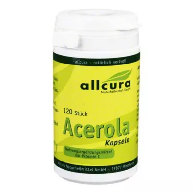 ACEROLA KAPSELN vitamina C natural, 120 unid