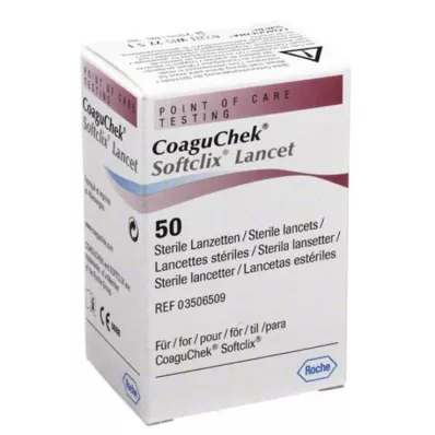 COAGUCHEK Lanceta Softclix, 50 unidades