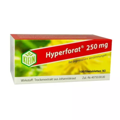 HYPERFORAT Comprimidos revestidos por película de 250 mg, 100 unidades HYPERFORAT Comprimidos revestidos por película de 250 mg, 100 unidades