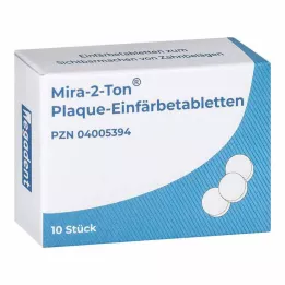 MIRA 2 Pastilhas de coloração de placa de argila, 10 unid