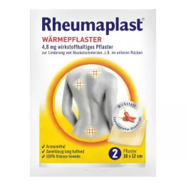 RHEUMAPLAST Adesivo de 4,8 mg contendo o ingrediente ativo, 2 unidades