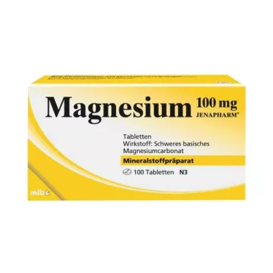 MAGNESIUM 100 mg Jenapharm comprimidos, 100 unid