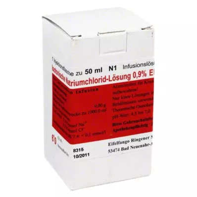 ISOTONISCHE Solução de NaCl 0,9% Eifelfango, 50 ml