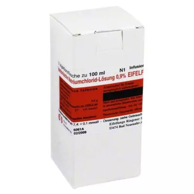 ISOTONISCHE Solução de NaCl 0,9% Eifelfango, 100 ml ISOTONISCHE Solução de NaCl 0,9% Eifelfango, 100 ml