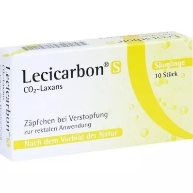 LECICARBON S CO2 Laxans Supositórios, 10 unid