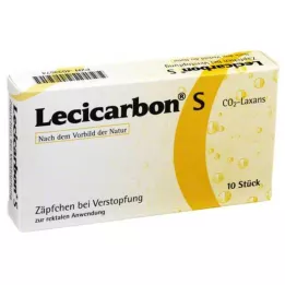LECICARBON S CO2 Laxans Supositórios, 10 unid