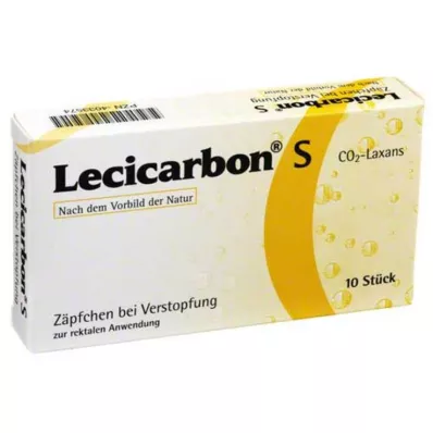 LECICARBON S CO2 Laxans Supositórios, 10 unid