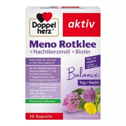 DOPPELHERZ Meno Red Clover+Evening Primrose Oil+Biotin Capsules, 30 cápsulas