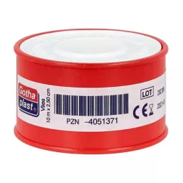 GOTHAPLAST Ligadura adesiva não tecida 2,5 cmx10 m, 1 pc