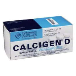 [d 600 mg/400 U.I. Comprimidos mastigáveis, 120 Cápsulas