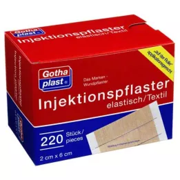 GOTHAPLAST Tampões de injeção 2x6 cm, 220 pcs