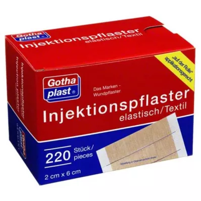 GOTHAPLAST Tampões de injeção 2x6 cm, 220 pcs