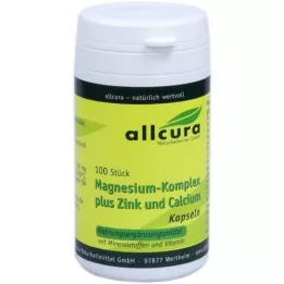 MAGNESIUM KOMPLEX m.Zink+Calcium Capsules, 100 Cápsulas