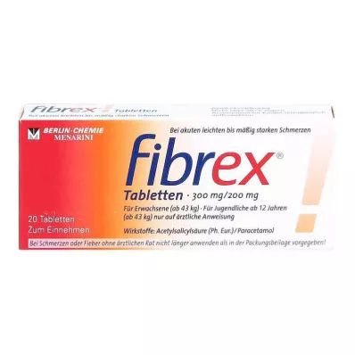 FIBREX Comprimidos, 20 unidades FIBREX Comprimidos, 20 unidades