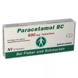 PARACETAMOL BC Comprimidos de 500 mg, 10 unid