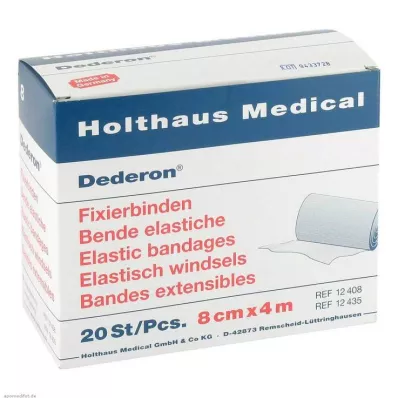 Bandagens de fixação Dederon 4 m x 8, 20 unid Bandagens de fixação Dederon 4 m x 8, 20 unid