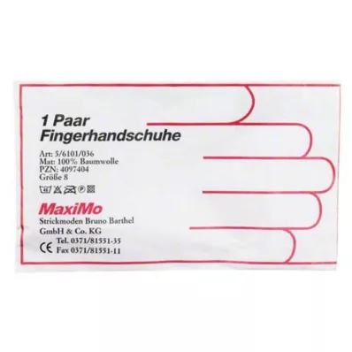 HANDSCHUHE Algodão tamanho 8, 2 peças