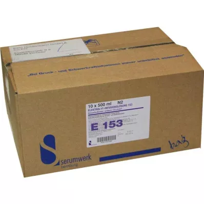 ELEKTROLYT Inf.-Lsg. 153 PP-Btl., 10X500 ml ELEKTROLYT Inf.-Lsg. 153 PP-Btl., 10X500 ml