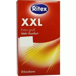 RITEX XXL Preservativos, 8 unidades