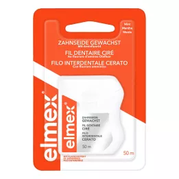 ELMEX Fio dentário encerado com fluoreto de amina, 50 m