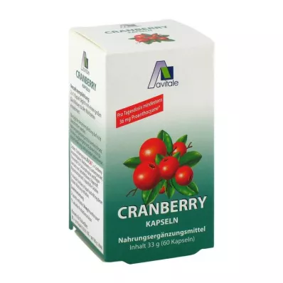 CRANBERRY KAPSELN 400 mg, 60 unidades CRANBERRY KAPSELN 400 mg, 60 unidades