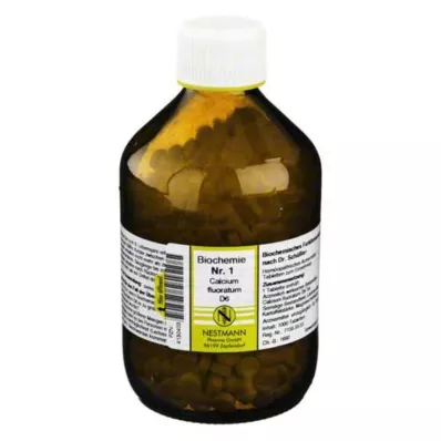 BIOCHEMIE 1 Calcium fluoratum D 6 comprimidos, 1000 unid