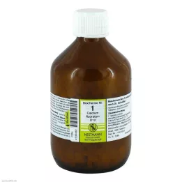 BIOCHEMIE 1 Calcium fluoratum D 12 comprimidos, 1000 unid
