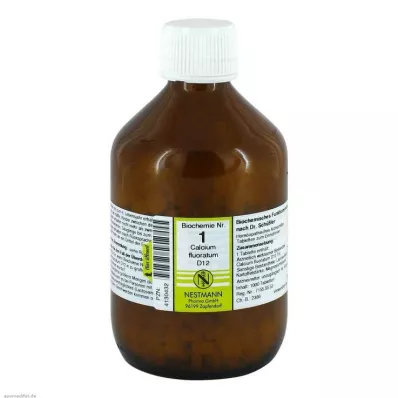BIOCHEMIE 1 Calcium fluoratum D 12 comprimidos, 1000 unid