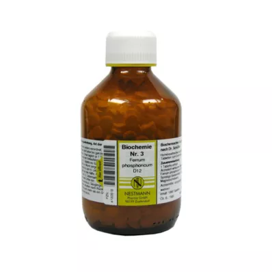 BIOCHEMIE 3 Ferrum phosphoricum D 12 Comprimidos, 1000 Cápsulas BIOCHEMIE 3 Ferrum phosphoricum D 12 Comprimidos, 1000 Cápsulas