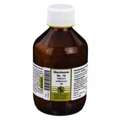 BIOCHEMIE 10 Natrium sulfuricum D 6 comprimidos, 1000 unid