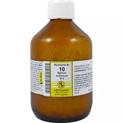 BIOCHEMIE 10 Natrium sulfuricum D 12 comprimidos, 1000 unid