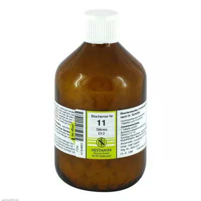 BIOCHEMIE 11 Silicea D 12 Comprimidos, 1000 Cápsulas