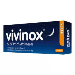 VIVINOX Comprimidos revestidos para dormir, 20 unidades