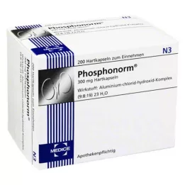 PHOSPHONORM Cápsulas duras, 200 pcs