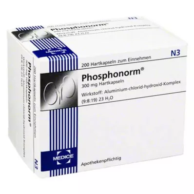 PHOSPHONORM Cápsulas duras, 200 pcs PHOSPHONORM Cápsulas duras, 200 pcs