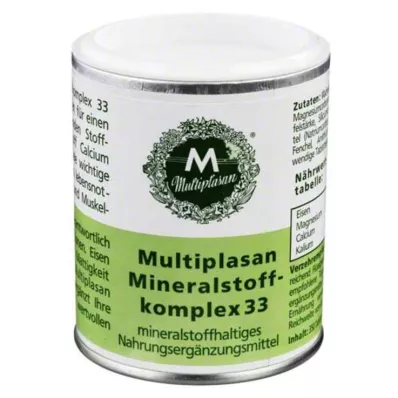 MULTIPLASAN Mineral Complex 33 Comprimidos, 350 Cápsulas MULTIPLASAN Mineral Complex 33 Comprimidos, 350 Cápsulas