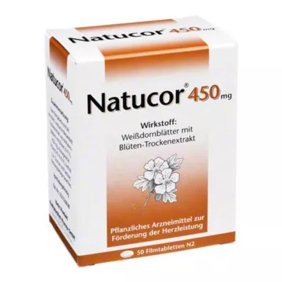 NATUCOR 450 mg comprimidos revestidos por película, 50 unidades