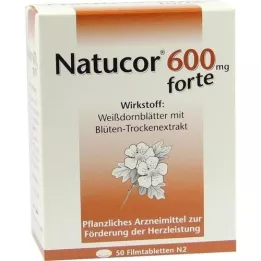 NATUCOR 600 mg forte comprimidos revestidos por película, 50 unid